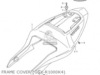FRAME COVER (GSX-R1000K4) - GSXR1000 2003 (K3) USA (E03)