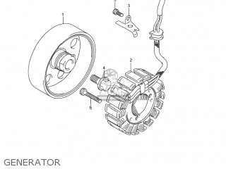 GENERATOR - GSXR1000 2003 (K3) USA (E03)