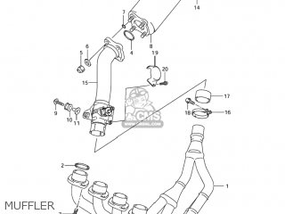 MUFFLER - GSXR1000 2003 (K3) USA (E03)