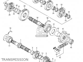 TRANSMISSION - GSXR1000 2003 (K3) USA (E03)