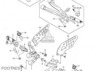 FOOTREST - GSXR1000 2004 (K4) USA (E03)
