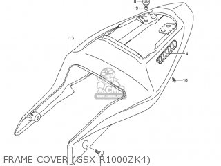 FRAME COVER (GSX-R1000ZK4) - GSXR1000 2004 (K4) USA (E03)