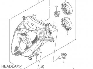 HEADLAMP - GSXR1000 2004 (K4) USA (E03)