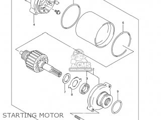 STARTING MOTOR - GSXR1000 2004 (K4) USA (E03)
