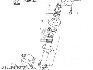 STEERING STEM - GSXR1000 2004 (K4) USA (E03)