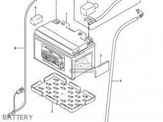 BATTERY - GSXR1000 2005 (K5) USA (E03)