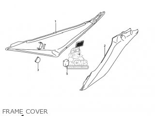 FRAME COVER - GSXR1000 2005 (K5) USA (E03)