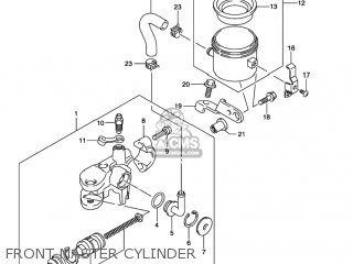 FRONT MASTER CYLINDER - GSXR1000 2005 (K5) USA (E03)