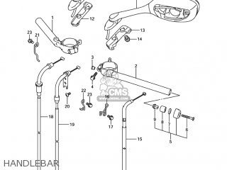 HANDLEBAR - GSXR1000 2005 (K5) USA (E03)