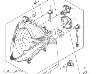 HEADLAMP - GSXR1000 2005 (K5) USA (E03)