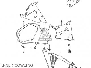 INNER COWLING - GSXR1000 2005 (K5) USA (E03)