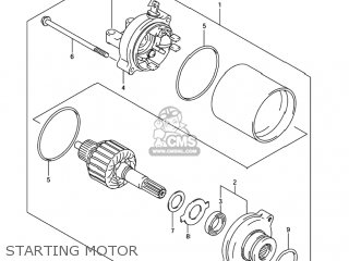 STARTING MOTOR - GSXR1000 2005 (K5) USA (E03)