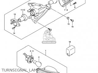 TURNSIGNAL LAMP - GSXR1000 2005 (K5) USA (E03)