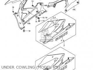 UNDER COWLING (MODEL K5) - GSXR1000 2005 (K5) USA (E03)