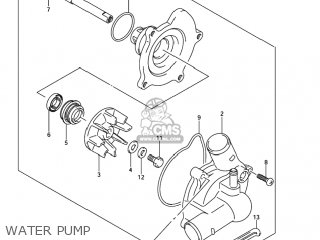 WATER PUMP - GSXR1000 2005 (K5) USA (E03)