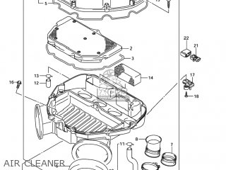 AIR CLEANER - GSXR1000 2006 (K6) USA (E03)