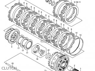 CLUTCH - GSXR1000 2006 (K6) USA (E03)