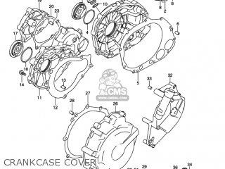 CRANKCASE COVER - GSXR1000 2006 (K6) USA (E03)