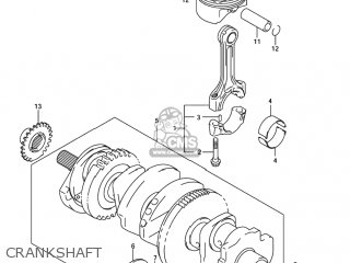 CRANKSHAFT - GSXR1000 2006 (K6) USA (E03)