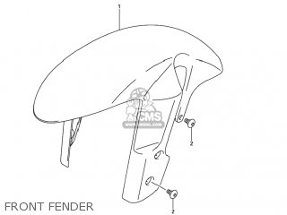 FRONT FENDER - GSXR1000 2006 (K6) USA (E03)
