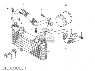 OIL COOLER - GSXR1000 2006 (K6) USA (E03)