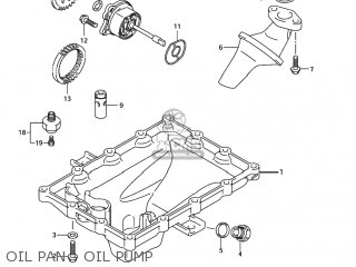 OIL PAN - OIL PUMP - GSXR1000 2006 (K6) USA (E03)