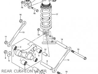 REAR CUSHION LEVER - GSXR1000 2006 (K6) USA (E03)