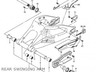 REAR SWINGING ARM - GSXR1000 2006 (K6) USA (E03)