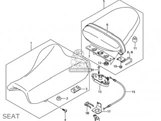 SEAT - GSXR1000 2006 (K6) USA (E03)