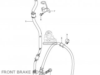 FRONT BRAKE HOSE - GSXR1000 2007 (K7) USA (E03)