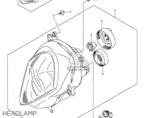 HEADLAMP - GSXR1000 2007 (K7) USA (E03)