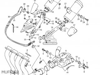 MUFFLER - GSXR1000 2007 (K7) USA (E03)