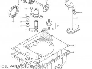 OIL PAN - OIL PUMP - GSXR1000 2007 (K7) USA (E03)