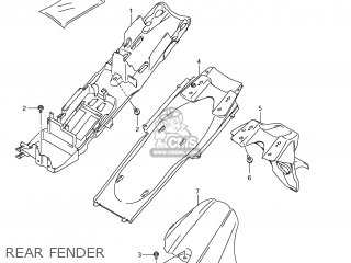 REAR FENDER - GSXR1000 2007 (K7) USA (E03)