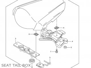 SEAT TAIL BOX - GSXR1000 2007 (K7) USA (E03)