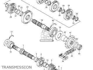 TRANSMISSION - GSXR1000 2007 (K7) USA (E03)