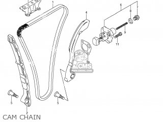 CAM CHAIN - GSXR1000 2008 (K8) USA (E03)