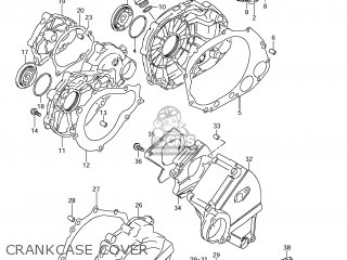 CRANKCASE COVER - GSXR1000 2008 (K8) USA (E03)