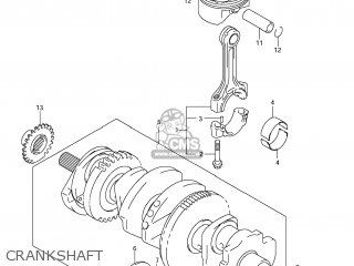 CRANKSHAFT - GSXR1000 2008 (K8) USA (E03)