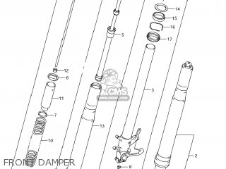 FRONT DAMPER - GSXR1000 2008 (K8) USA (E03)