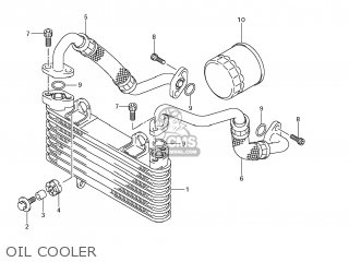 OIL COOLER - GSXR1000 2008 (K8) USA (E03)