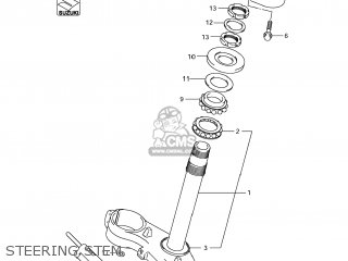 STEERING STEM - GSXR1000 2008 (K8) USA (E03)