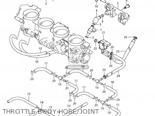 THROTTLE BODY HOSE/JOINT - GSXR1000 2008 (K8) USA (E03)