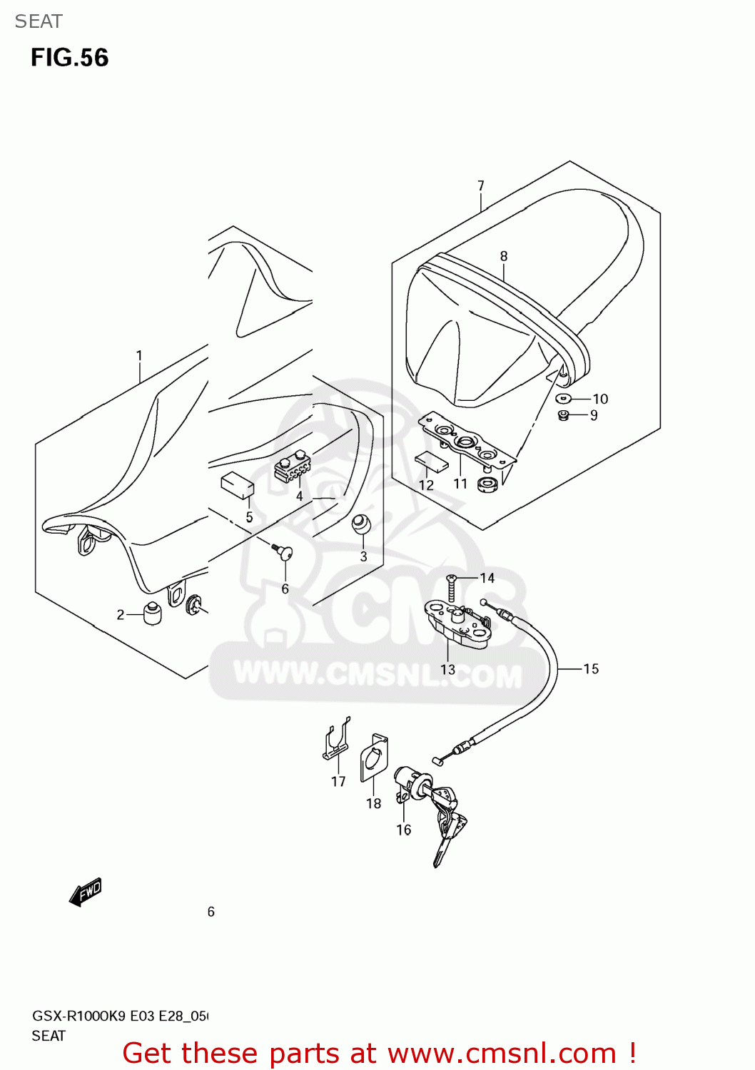 SEAT GSXR1000 2009 (K9) USA (E03)