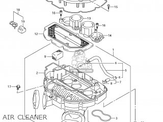 AIR CLEANER - GSXR1000 2009 (K9) USA (E03)