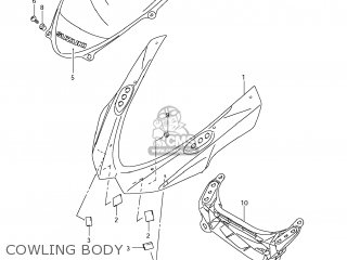 COWLING BODY - GSXR1000 2009 (K9) USA (E03)