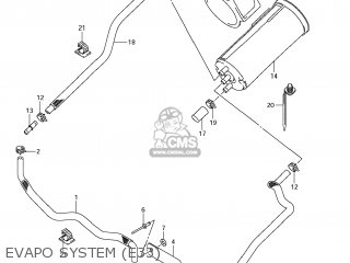 EVAPO SYSTEM (E33) - GSXR1000 2009 (K9) USA (E03)
