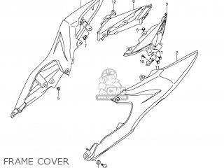 FRAME COVER - GSXR1000 2009 (K9) USA (E03)