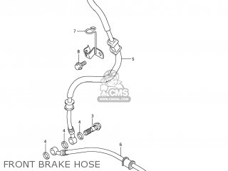 FRONT BRAKE HOSE - GSXR1000 2009 (K9) USA (E03)