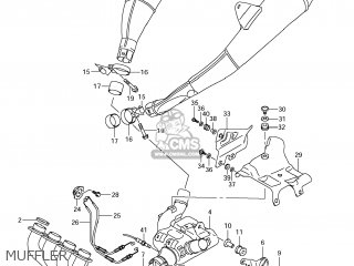 MUFFLER - GSXR1000 2009 (K9) USA (E03)